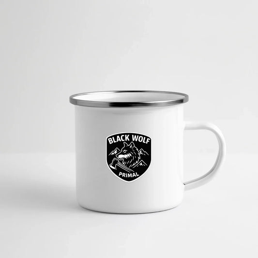 BLACK WOLF : CAMPER MUG